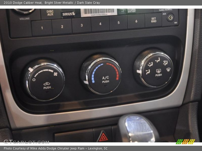 Bright Silver Metallic / Dark Slate Gray 2010 Dodge Caliber Heat