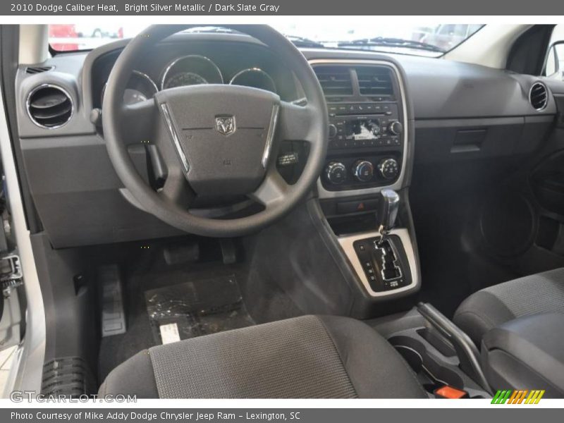 Bright Silver Metallic / Dark Slate Gray 2010 Dodge Caliber Heat