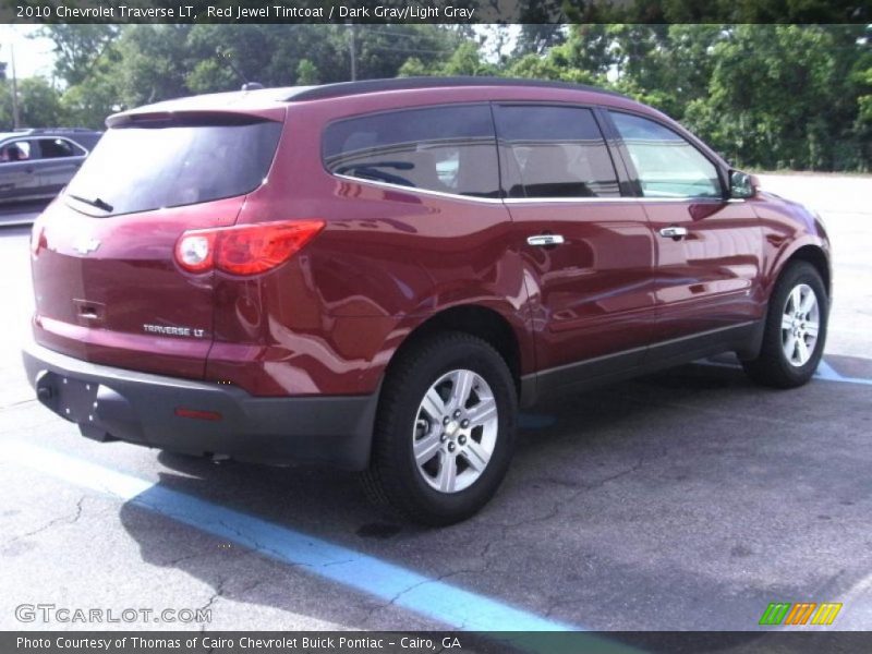Red Jewel Tintcoat / Dark Gray/Light Gray 2010 Chevrolet Traverse LT