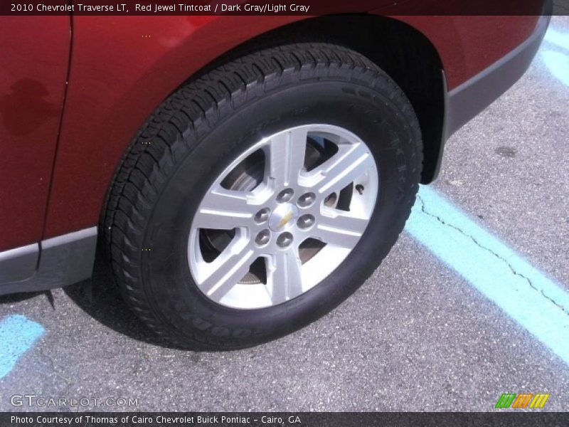 Red Jewel Tintcoat / Dark Gray/Light Gray 2010 Chevrolet Traverse LT
