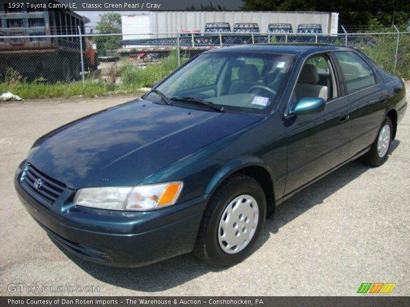 Classic Green Pearl / Gray 1997 Toyota Camry LE