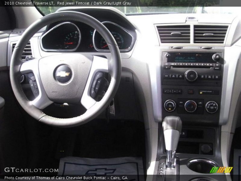 Red Jewel Tintcoat / Dark Gray/Light Gray 2010 Chevrolet Traverse LT
