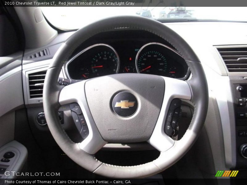 Red Jewel Tintcoat / Dark Gray/Light Gray 2010 Chevrolet Traverse LT