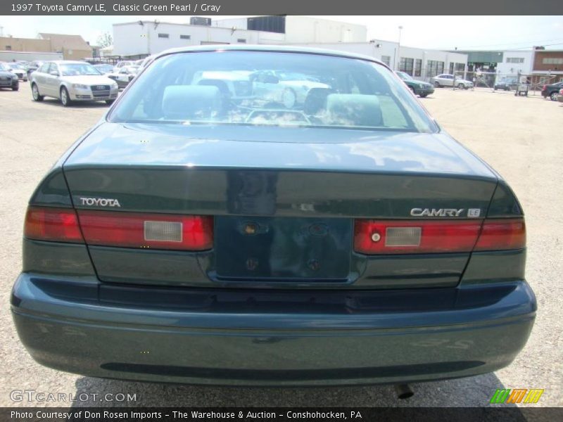 Classic Green Pearl / Gray 1997 Toyota Camry LE