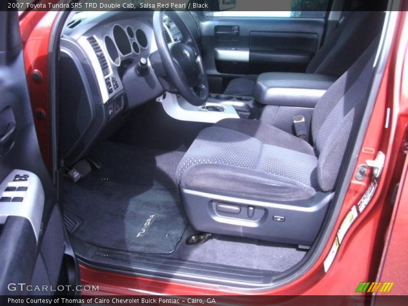 Salsa Red Pearl / Black 2007 Toyota Tundra SR5 TRD Double Cab