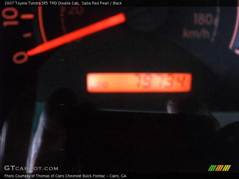 Salsa Red Pearl / Black 2007 Toyota Tundra SR5 TRD Double Cab