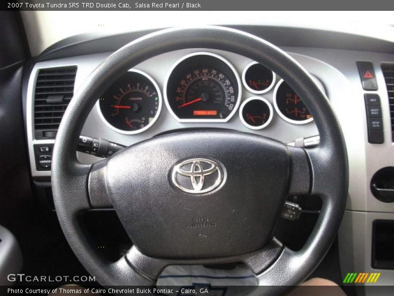 Salsa Red Pearl / Black 2007 Toyota Tundra SR5 TRD Double Cab