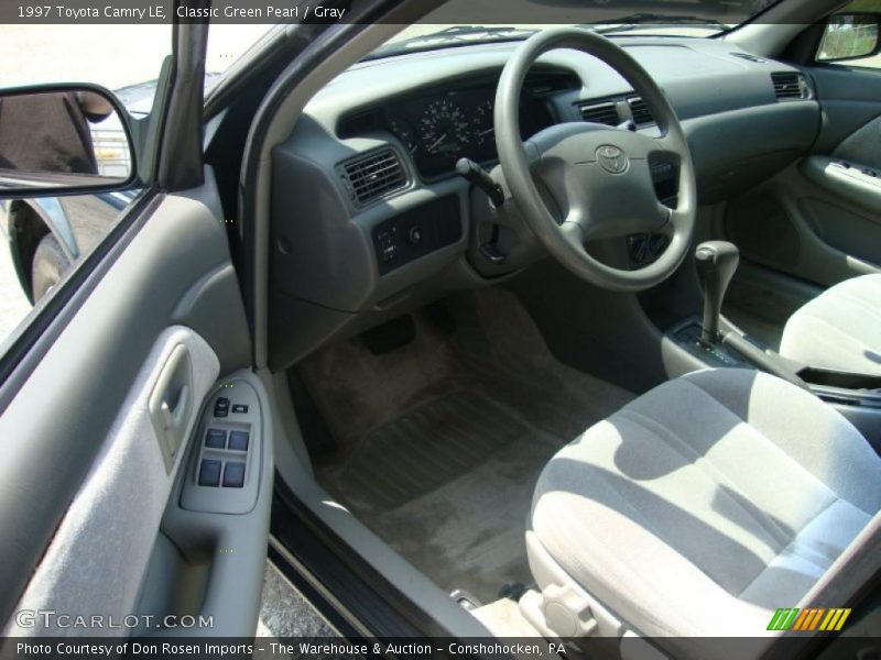 Classic Green Pearl / Gray 1997 Toyota Camry LE