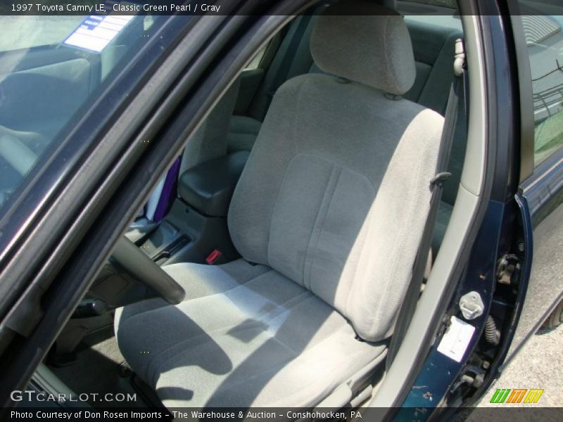 Classic Green Pearl / Gray 1997 Toyota Camry LE