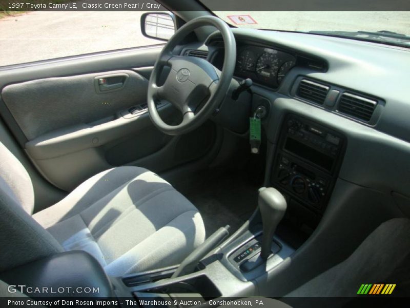 Classic Green Pearl / Gray 1997 Toyota Camry LE