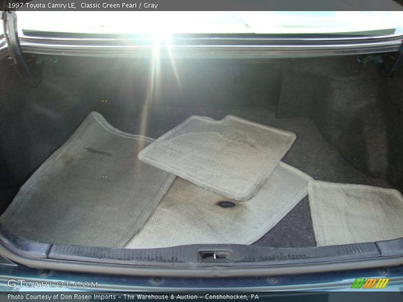 Classic Green Pearl / Gray 1997 Toyota Camry LE
