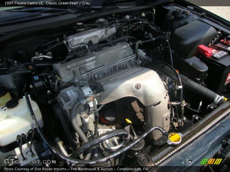 Classic Green Pearl / Gray 1997 Toyota Camry LE