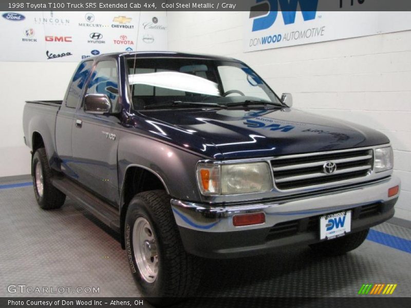 Cool Steel Metallic / Gray 1998 Toyota T100 Truck SR5 Extended Cab 4x4