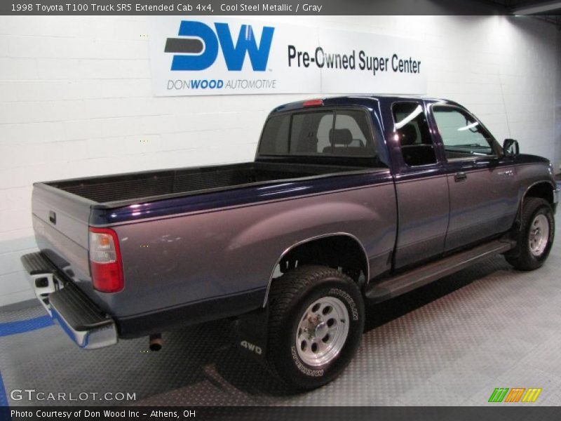 Cool Steel Metallic / Gray 1998 Toyota T100 Truck SR5 Extended Cab 4x4