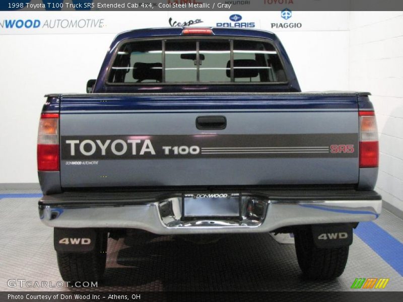 Cool Steel Metallic / Gray 1998 Toyota T100 Truck SR5 Extended Cab 4x4