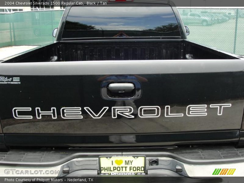 Black / Tan 2004 Chevrolet Silverado 1500 Regular Cab