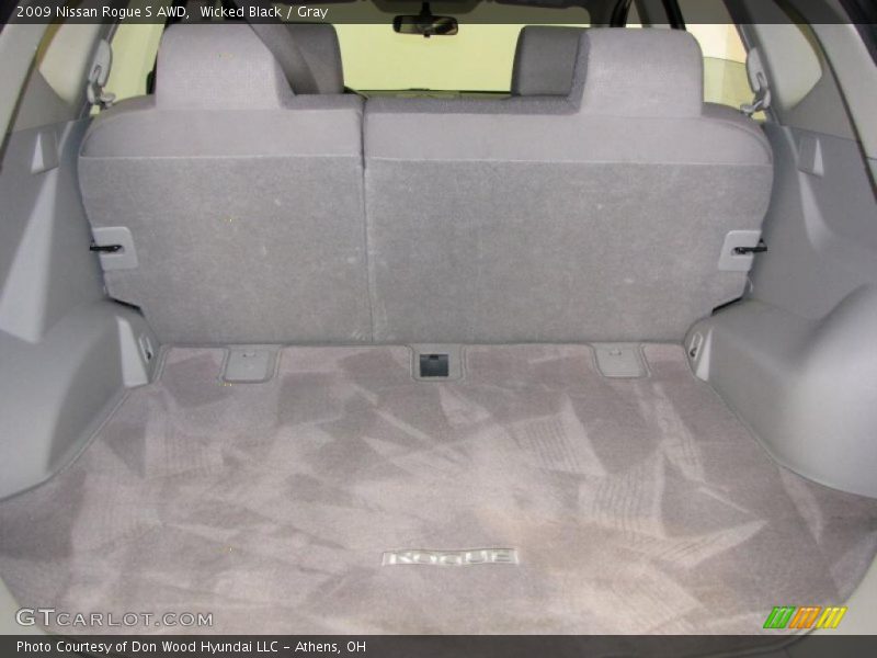 Wicked Black / Gray 2009 Nissan Rogue S AWD