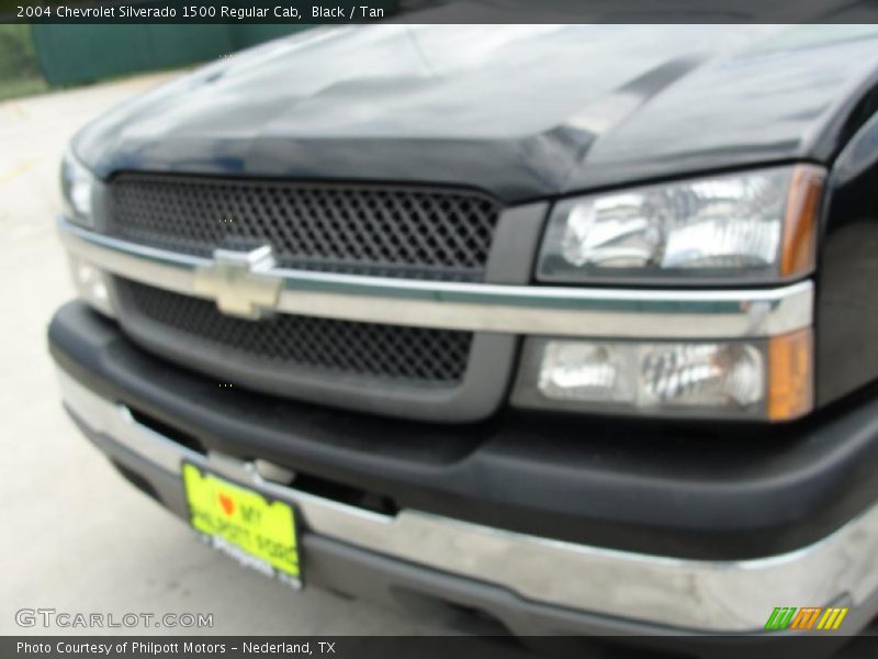 Black / Tan 2004 Chevrolet Silverado 1500 Regular Cab