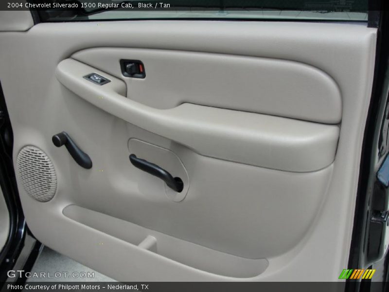 Black / Tan 2004 Chevrolet Silverado 1500 Regular Cab
