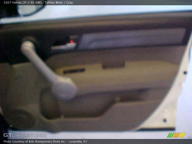 Taffeta White / Gray 2007 Honda CR-V EX 4WD