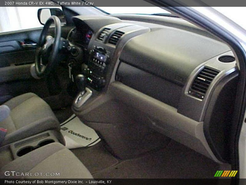 Taffeta White / Gray 2007 Honda CR-V EX 4WD