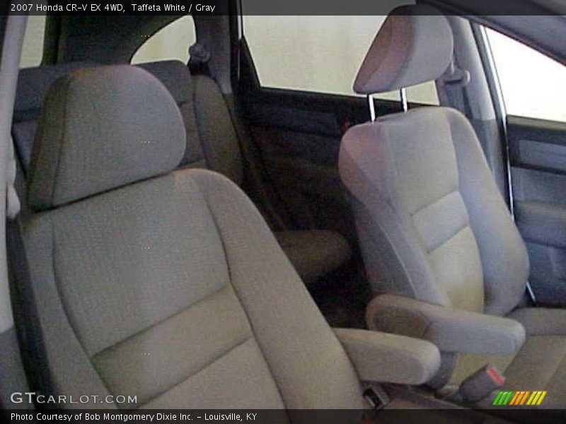 Taffeta White / Gray 2007 Honda CR-V EX 4WD