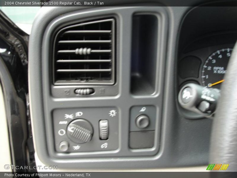 Black / Tan 2004 Chevrolet Silverado 1500 Regular Cab