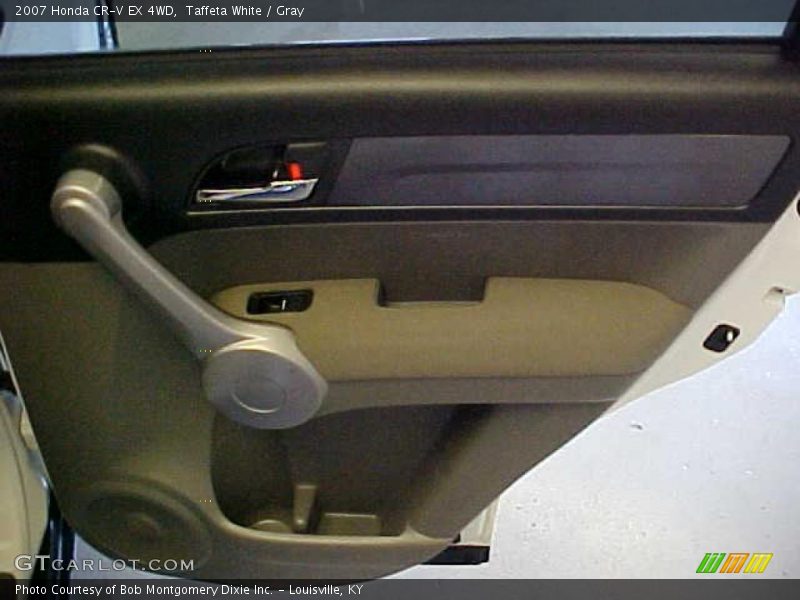 Taffeta White / Gray 2007 Honda CR-V EX 4WD