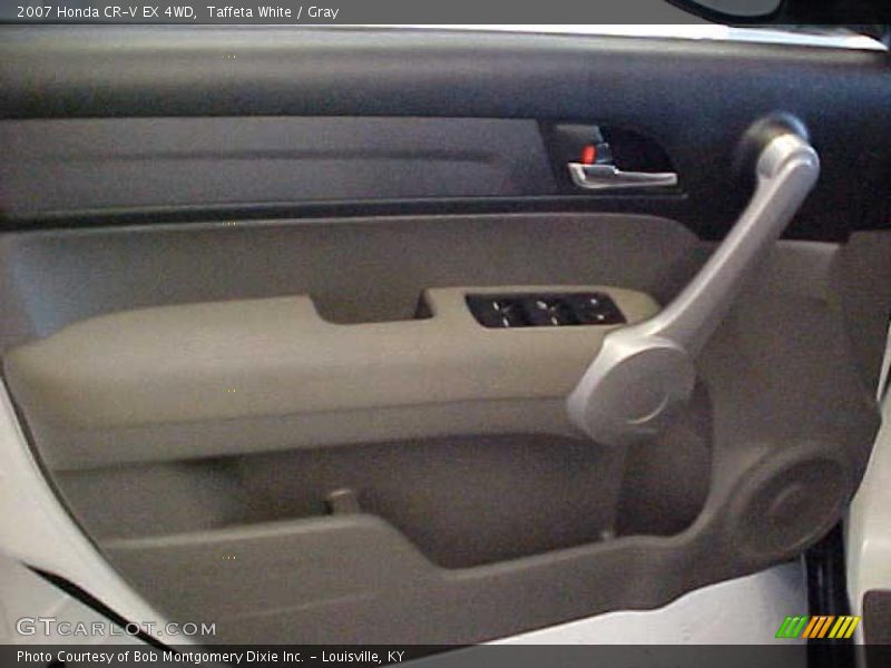 Taffeta White / Gray 2007 Honda CR-V EX 4WD