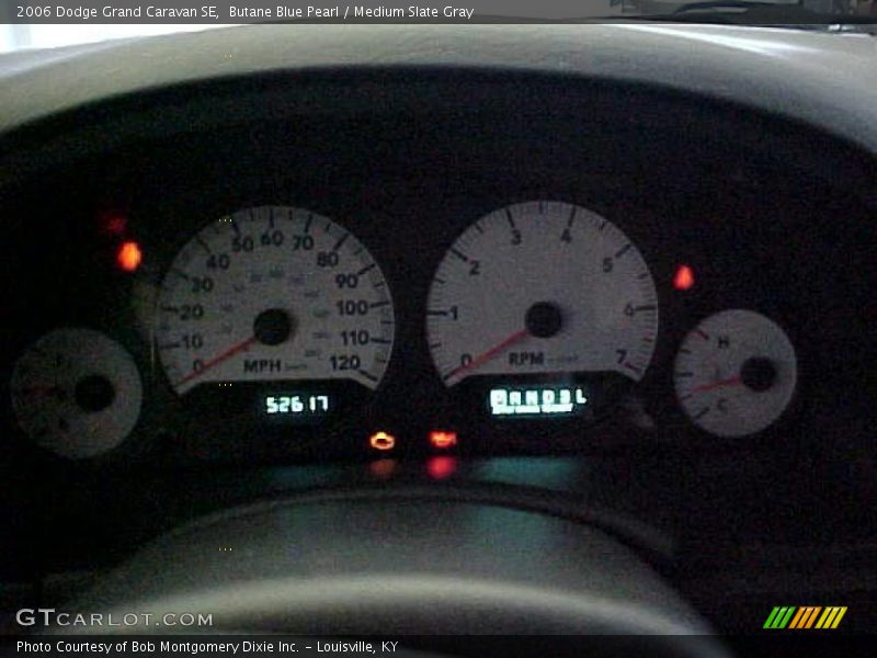Butane Blue Pearl / Medium Slate Gray 2006 Dodge Grand Caravan SE