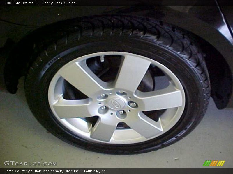 Ebony Black / Beige 2008 Kia Optima LX