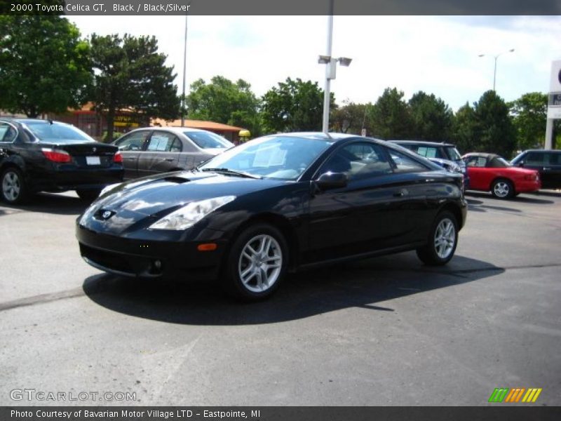 Black / Black/Silver 2000 Toyota Celica GT