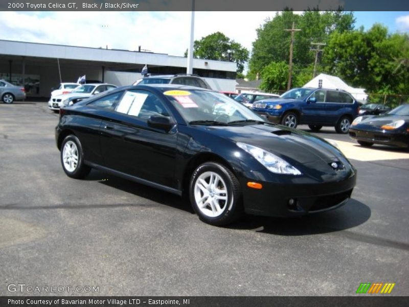 Black / Black/Silver 2000 Toyota Celica GT