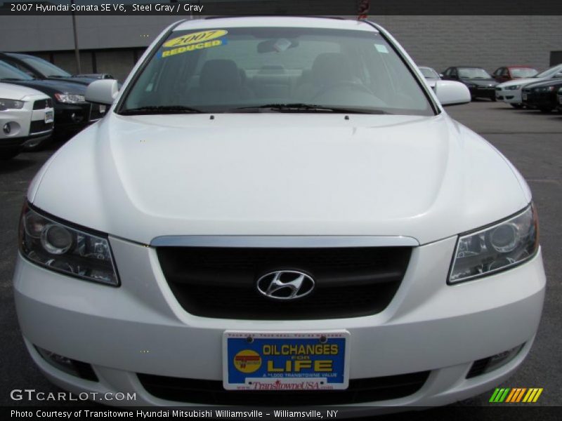 Steel Gray / Gray 2007 Hyundai Sonata SE V6