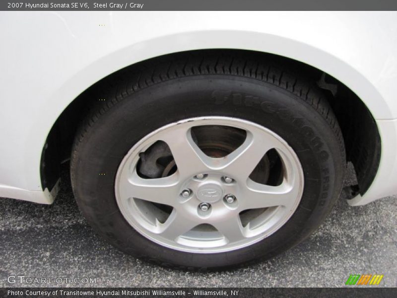 Steel Gray / Gray 2007 Hyundai Sonata SE V6