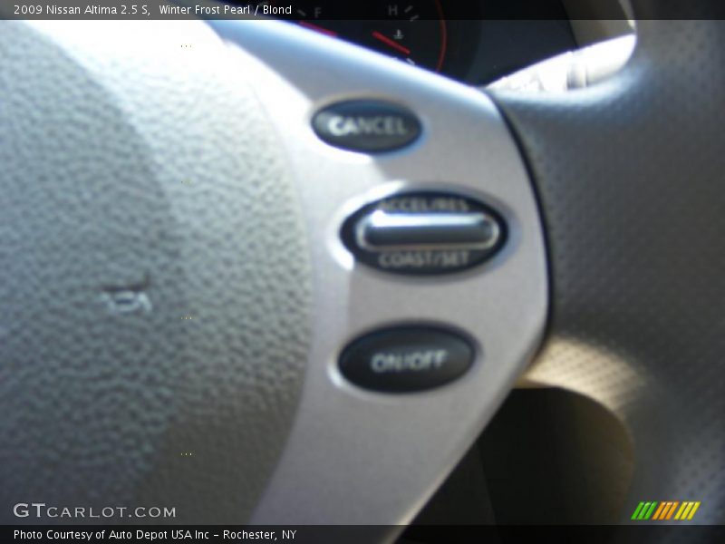 Winter Frost Pearl / Blond 2009 Nissan Altima 2.5 S