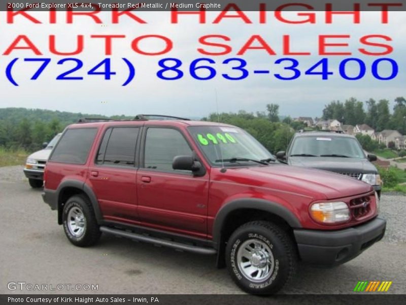Toreador Red Metallic / Medium Graphite 2000 Ford Explorer XLS 4x4