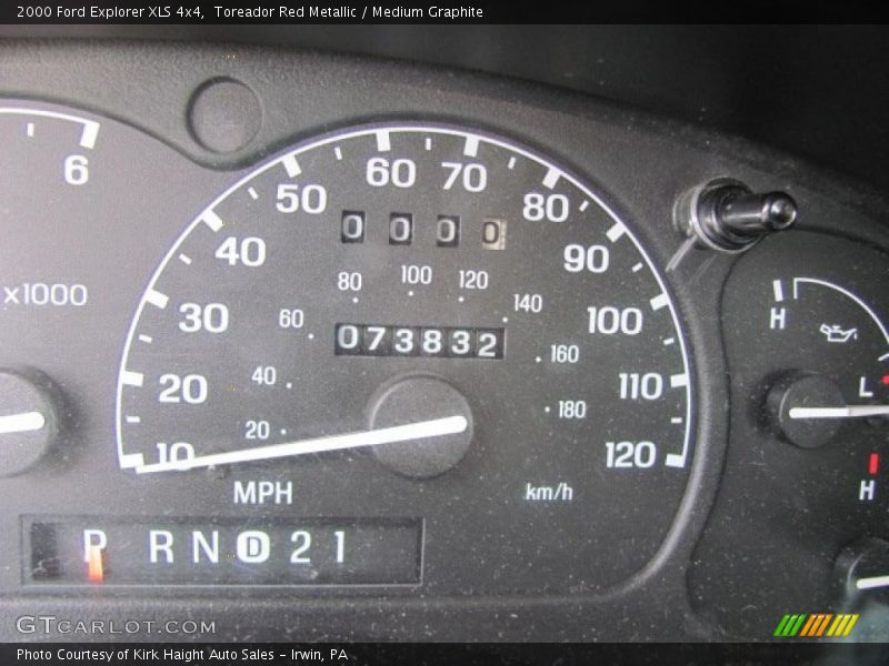 Toreador Red Metallic / Medium Graphite 2000 Ford Explorer XLS 4x4