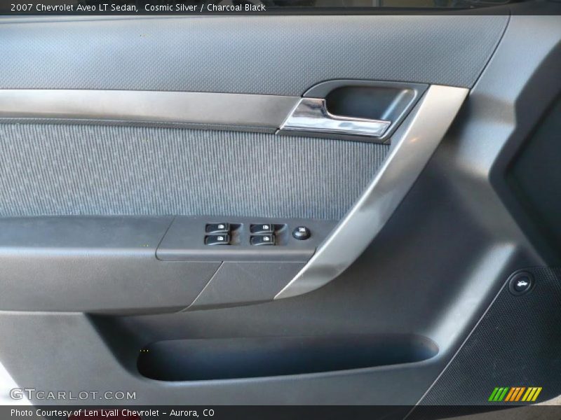 Cosmic Silver / Charcoal Black 2007 Chevrolet Aveo LT Sedan