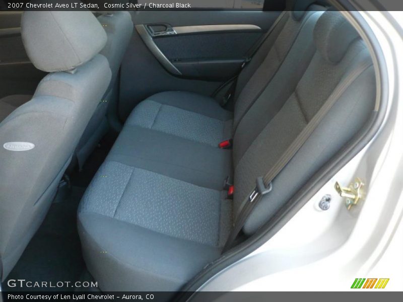 Cosmic Silver / Charcoal Black 2007 Chevrolet Aveo LT Sedan