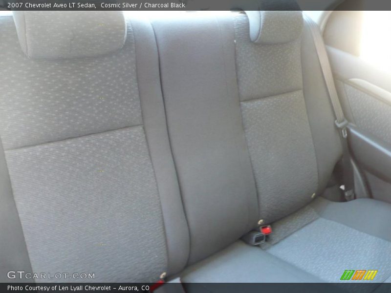 Cosmic Silver / Charcoal Black 2007 Chevrolet Aveo LT Sedan