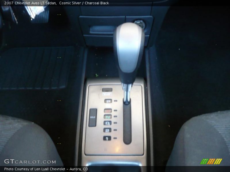 Cosmic Silver / Charcoal Black 2007 Chevrolet Aveo LT Sedan