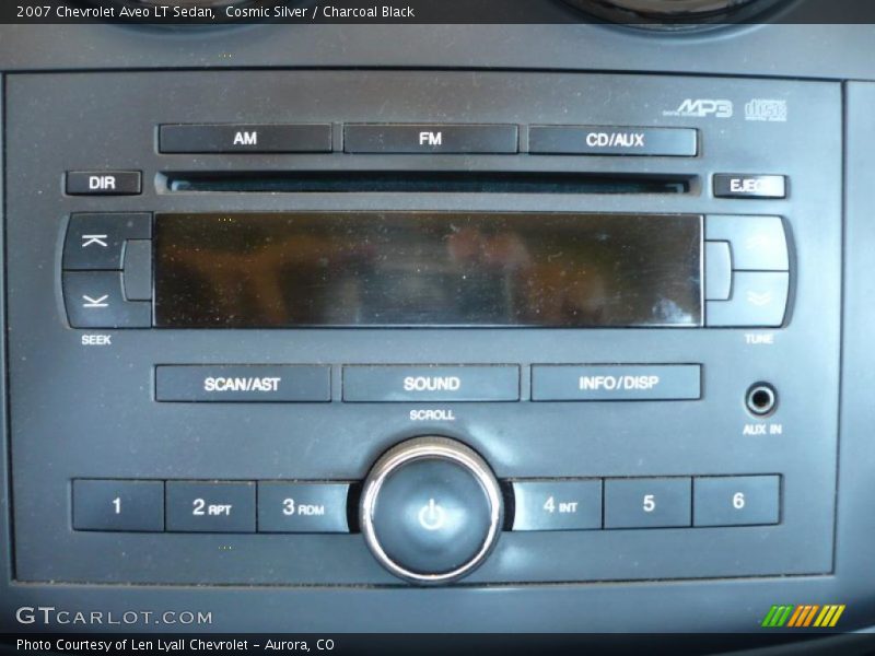 Cosmic Silver / Charcoal Black 2007 Chevrolet Aveo LT Sedan
