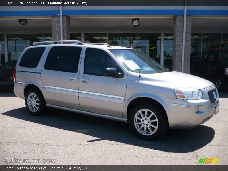 Platinum Metallic / Gray 2005 Buick Terraza CXL