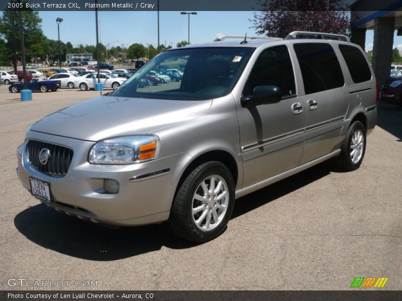 Platinum Metallic / Gray 2005 Buick Terraza CXL