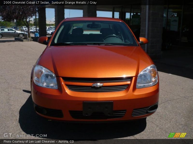 Sunburst Orange Metallic / Gray 2006 Chevrolet Cobalt LT Sedan