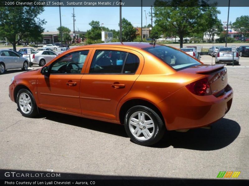 Sunburst Orange Metallic / Gray 2006 Chevrolet Cobalt LT Sedan