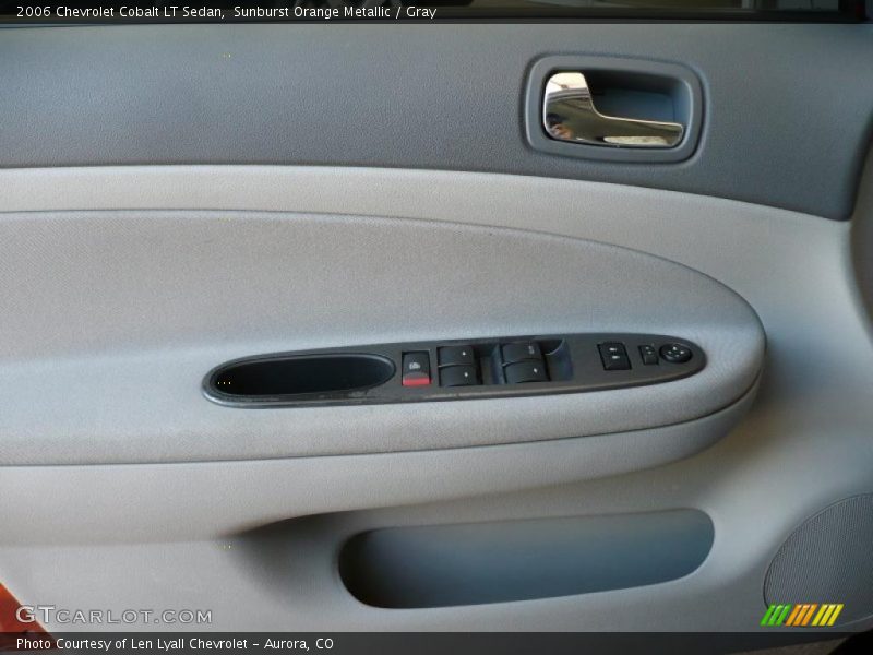 Sunburst Orange Metallic / Gray 2006 Chevrolet Cobalt LT Sedan