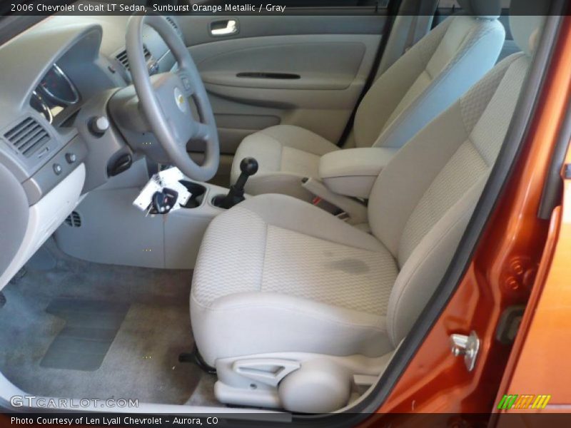 Sunburst Orange Metallic / Gray 2006 Chevrolet Cobalt LT Sedan