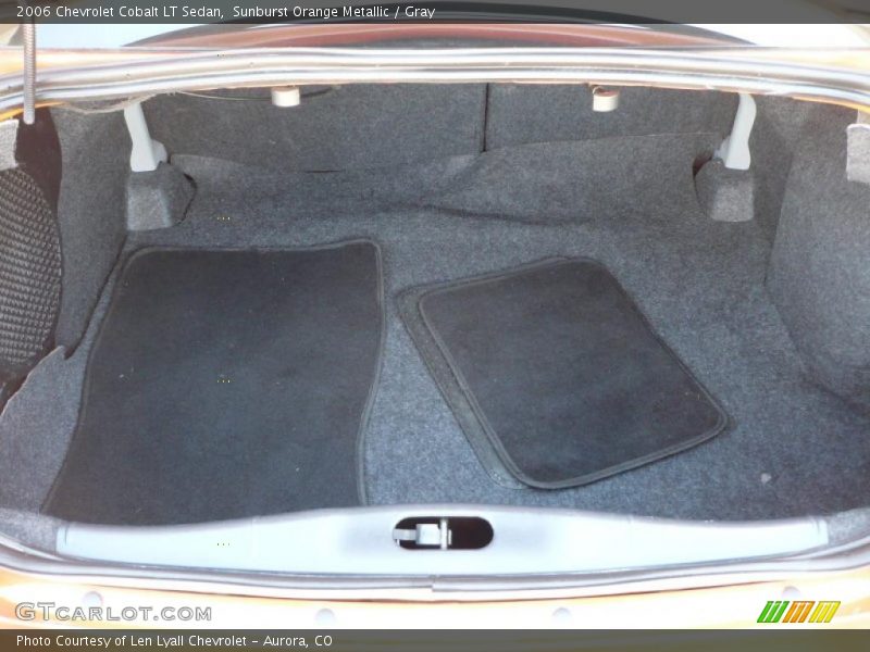 Sunburst Orange Metallic / Gray 2006 Chevrolet Cobalt LT Sedan